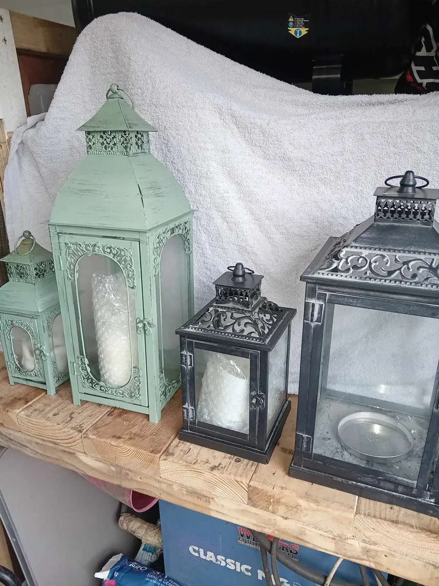 2 pair French Lanterns
