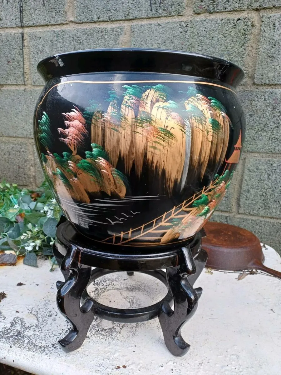 1950/60s Large Chinese Porcelain Jardinière - Image 4