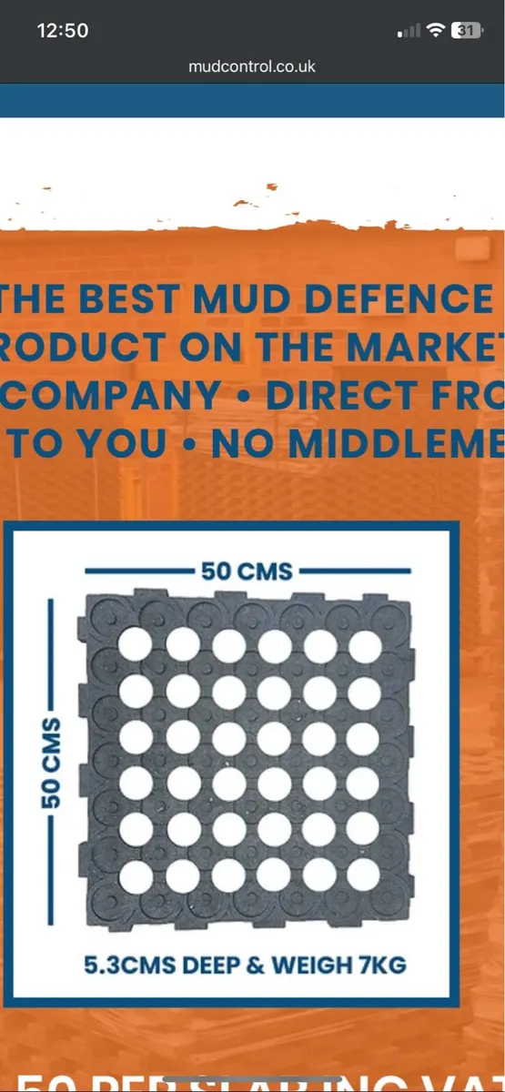 Mud Control Mats