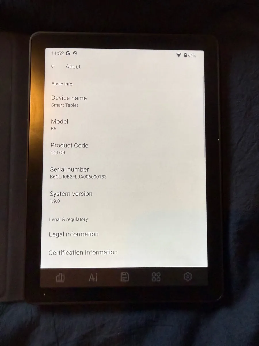 Bigme B6 Color eBook Reader eReader Android 6in - Image 2