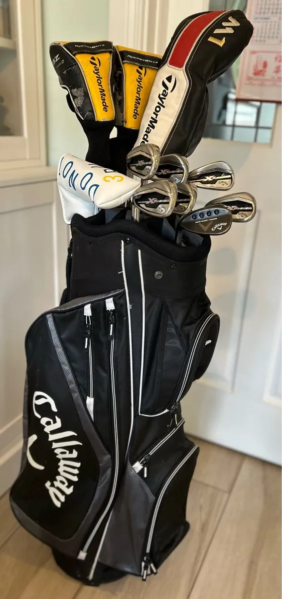 Full set of left handed golf clubs - Image 1