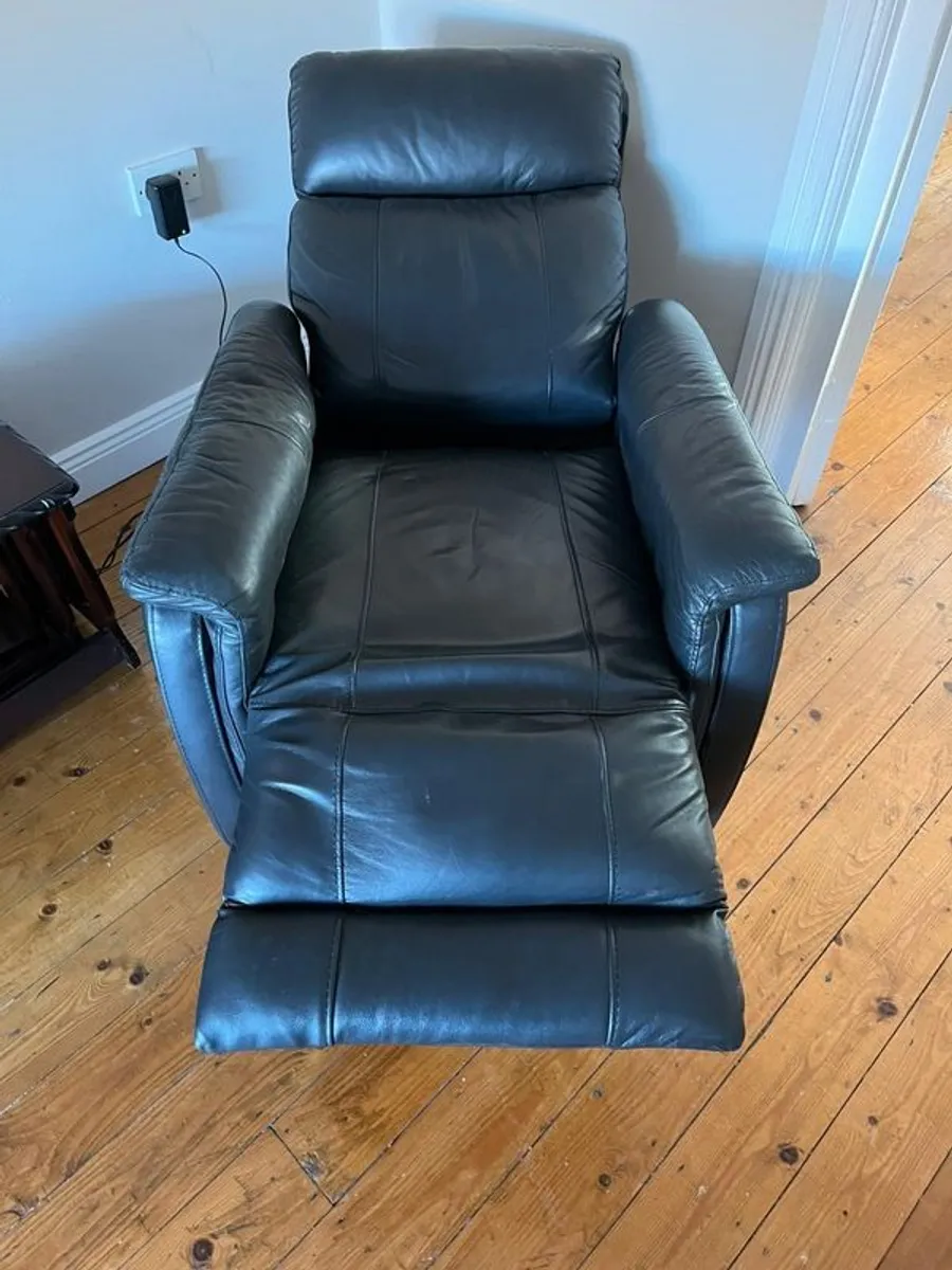 Quick Sale: Leather Recliner Tags on Great Condition - Image 1