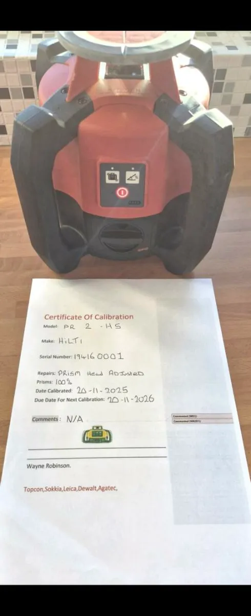 Laser level calibration service - Image 2