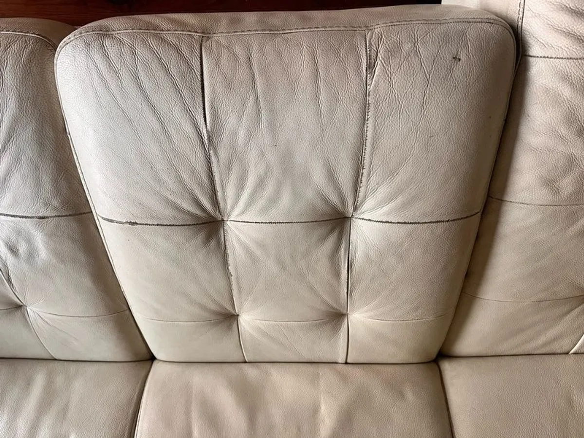 Italian Leather Sofa - Image 2