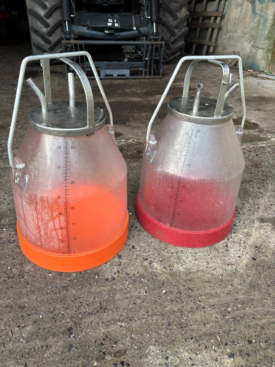 Milk Dump Buckets & Vink Cubicle Lime Spreader - Image 1