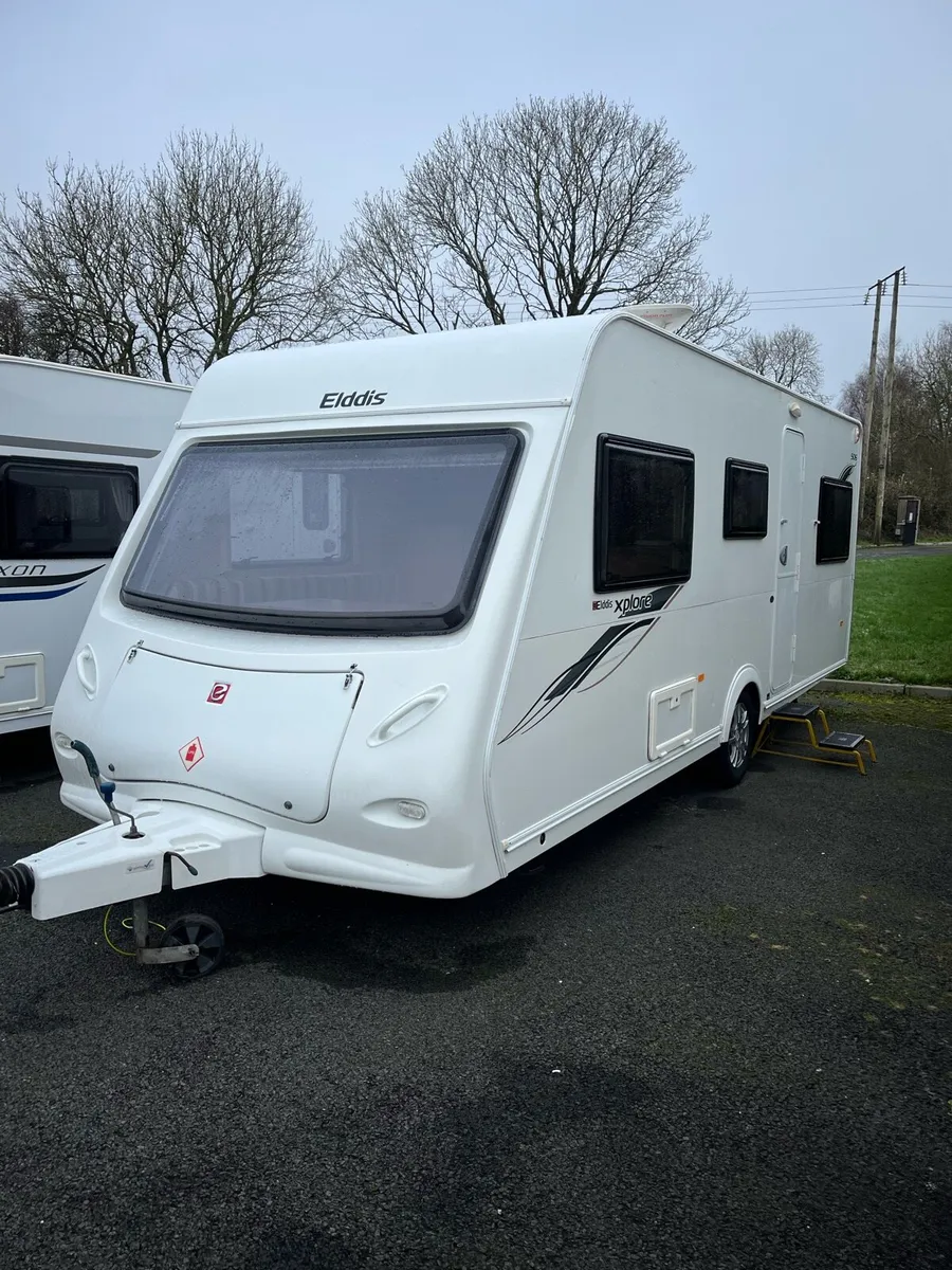 Elddis explore 6 berth fixed bunk beds - Image 1