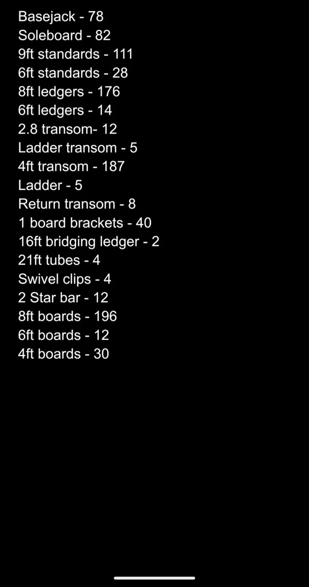 Scaffolding for sale Co Meath - Image 4