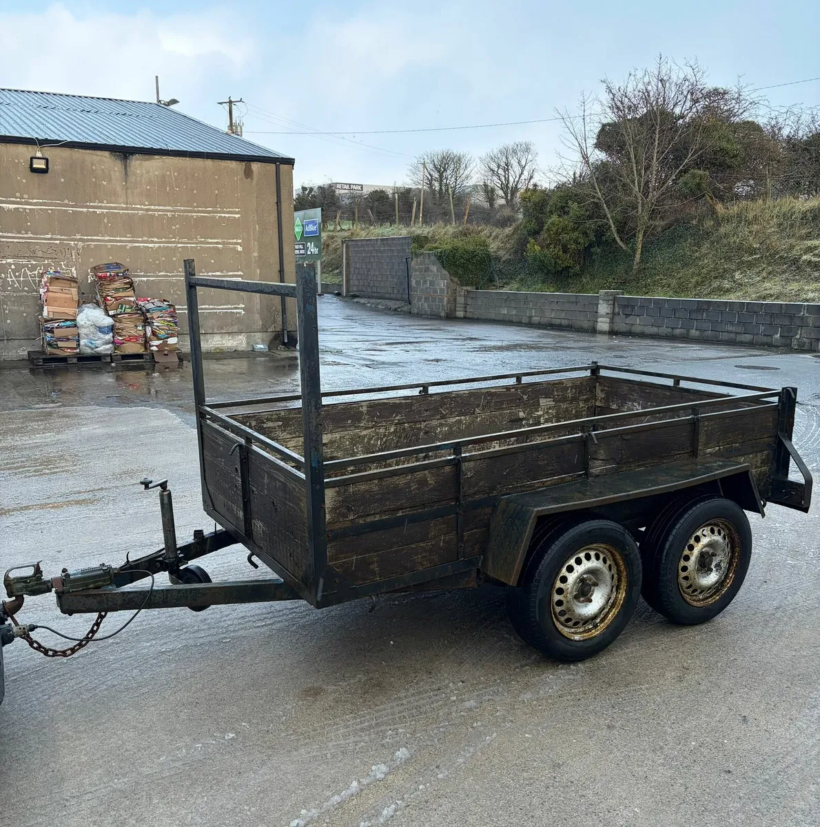 8f4by4f4 builders trailer for sale - Image 1