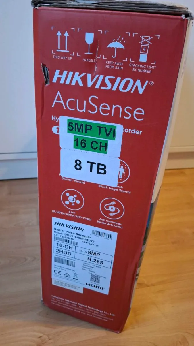 CCTV Net DVR (recorder) 16CH, 8TB HDD - Image 2