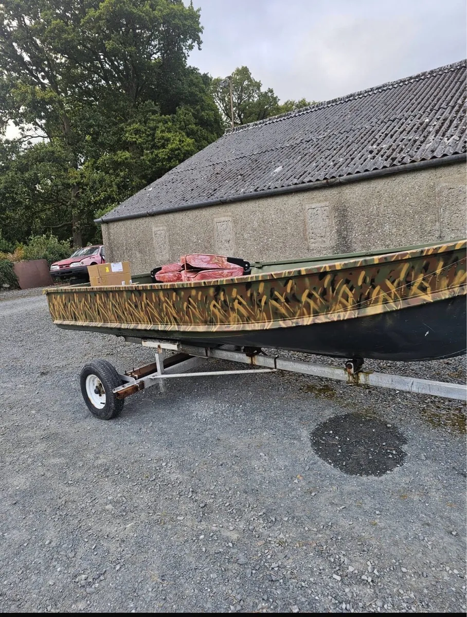 13ft aluminium boat + 15hp Yamaha - Image 1