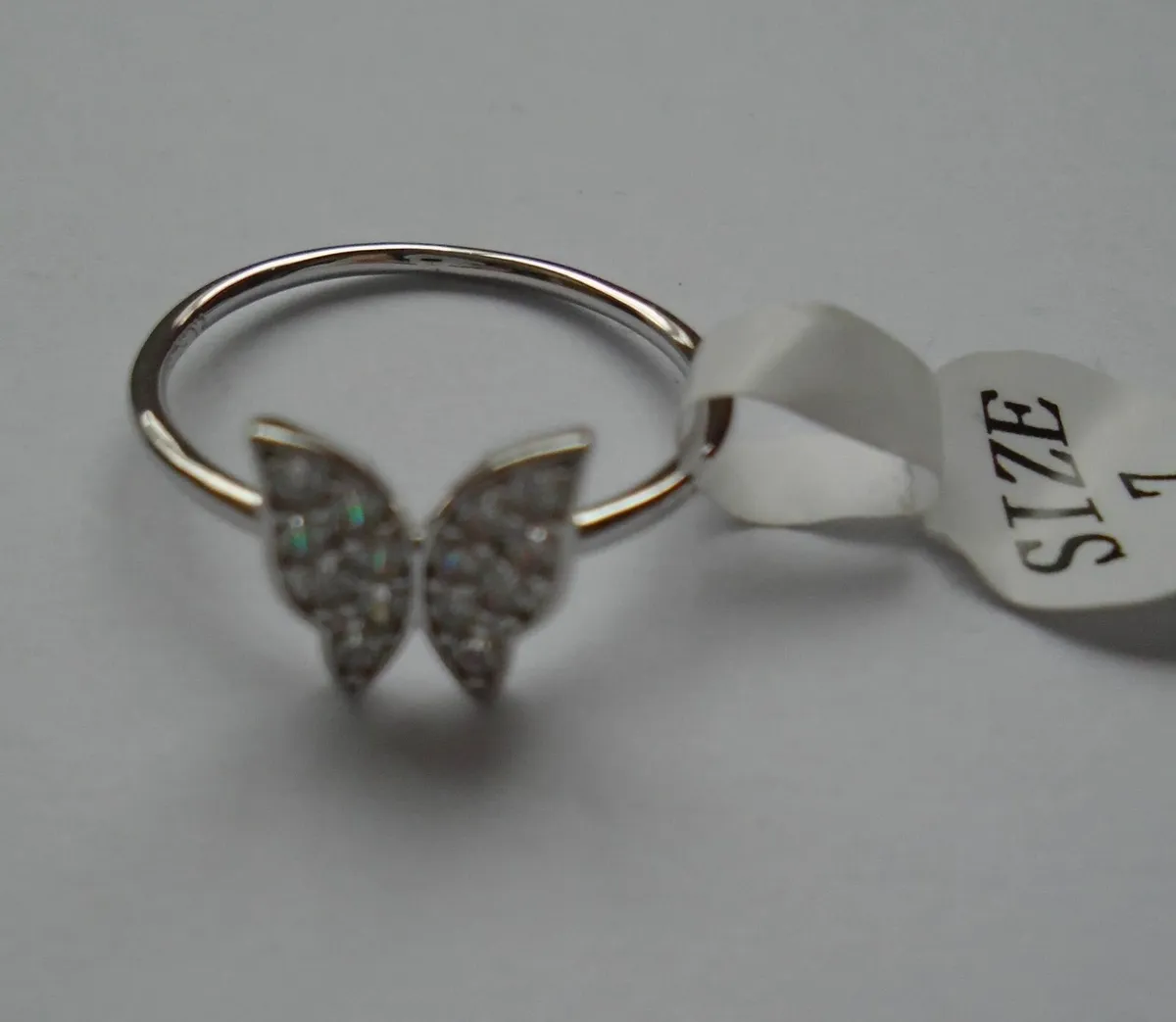 Silver butterfly ring, Jewellery, Ring, Gift - Image 1
