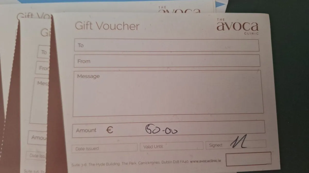 Avoca Clinc vouchers