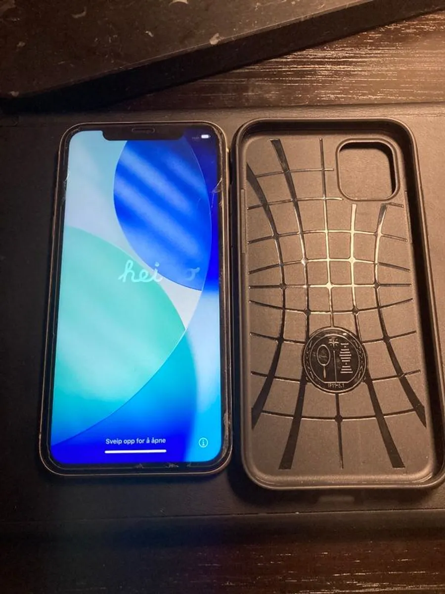 iPhone 11  64GB  Network Locked  Cracked Back - Image 1