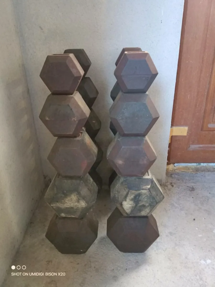 Dumbbells/barbell set/bemch - Image 1