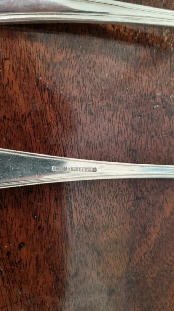 Antique Newbridge Silver Spoons - Image 2