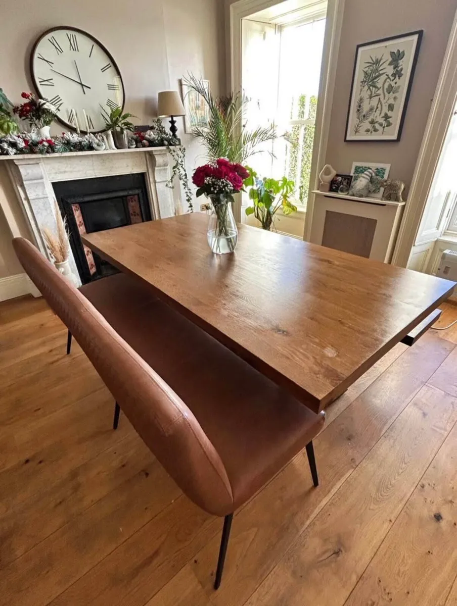 2M Gorgeous Wooden Dining Table - Image 2
