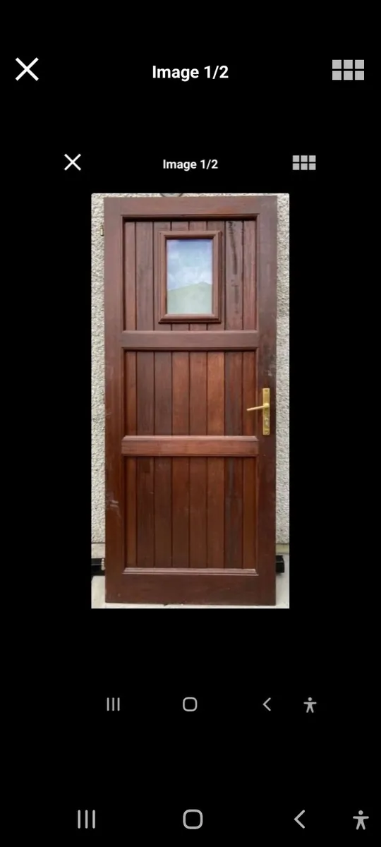 Teak door - Image 1