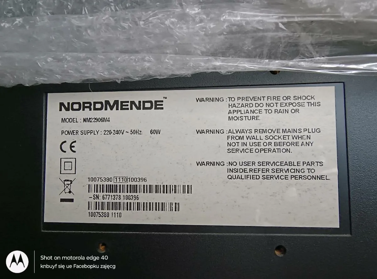 Nordmende 21 inch TV/monitor - Image 2