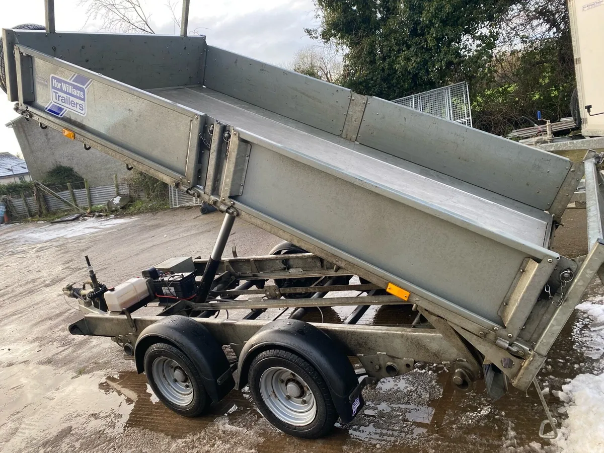 Ifor Williams 10x5.6 electric tipping trailer - Image 1