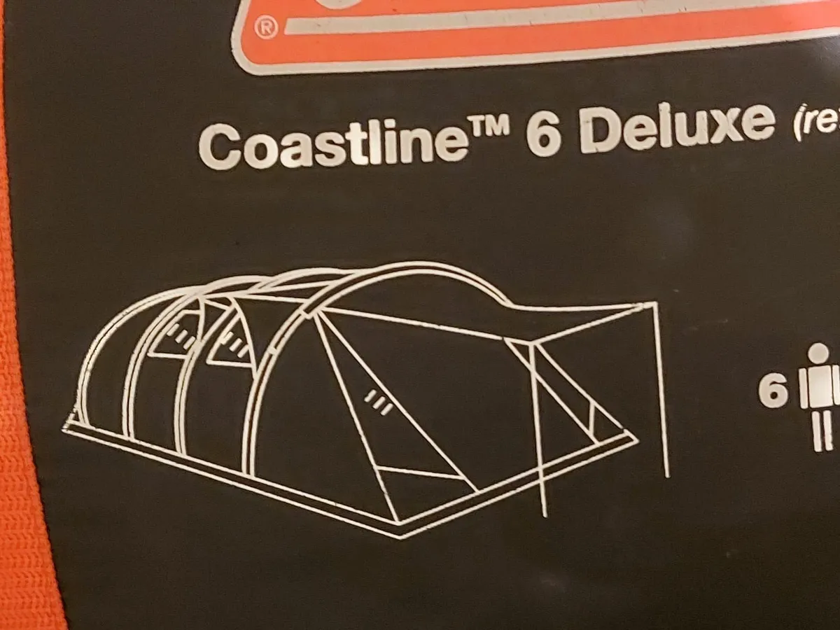 COLEMAN COASTLINE Deluxe 6 Person Tent in CarryBag - Image 4