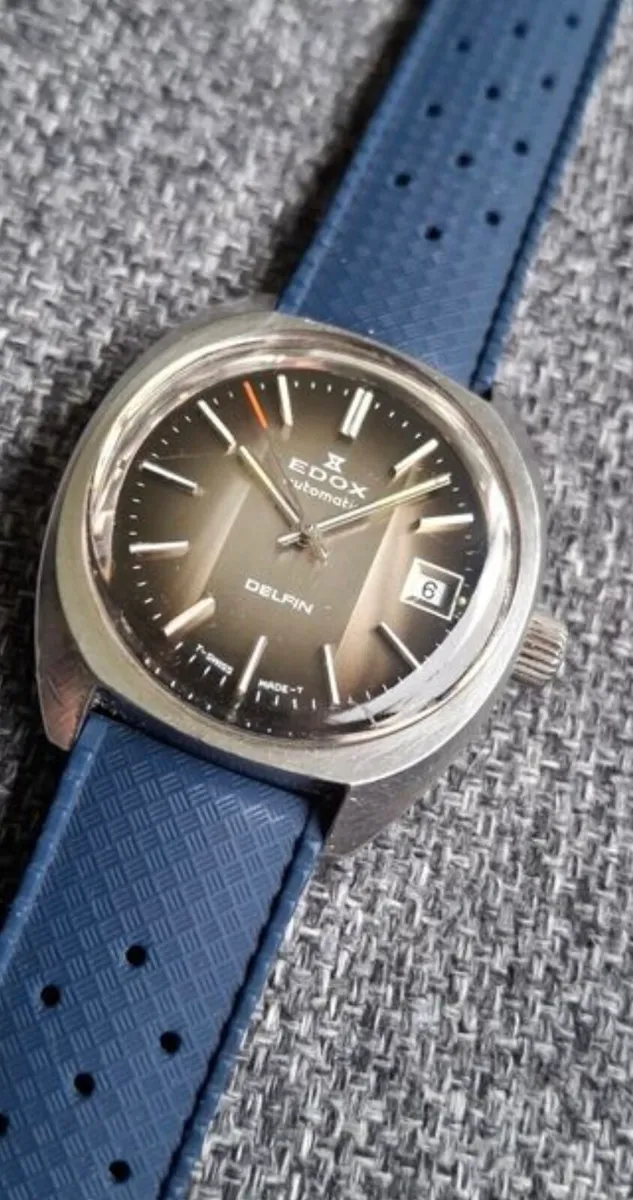 Vintage Edox Delfin Automatic - 1970s Swiss Made - - Image 1