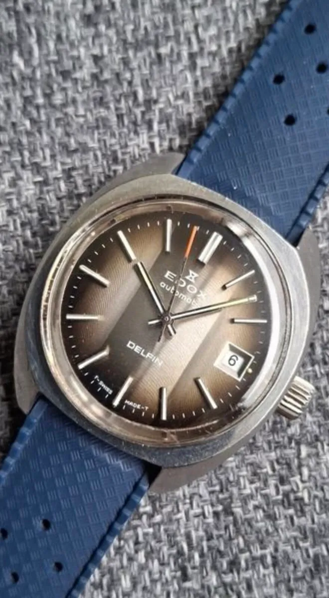 Vintage Edox Delfin Automatic - 1970s Swiss Made - - Image 3