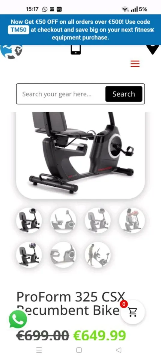 Recumbent Exercise Bike - Image 2