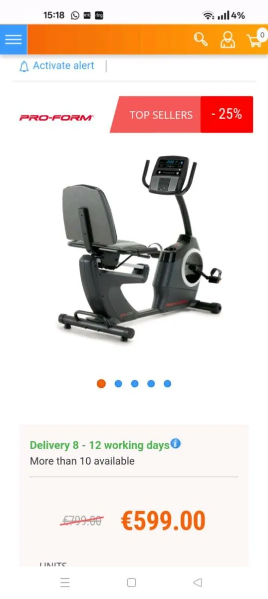 Recumbent Exercise Bike - Image 3