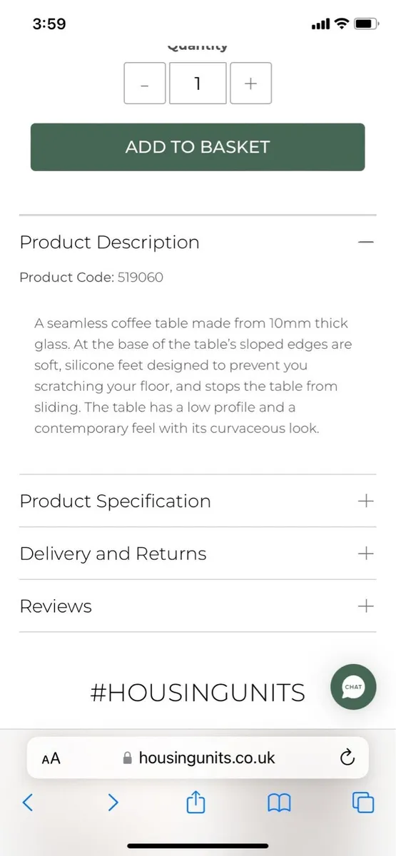 Natuzzi Apostrofo Italian coffee table brand new - Image 4