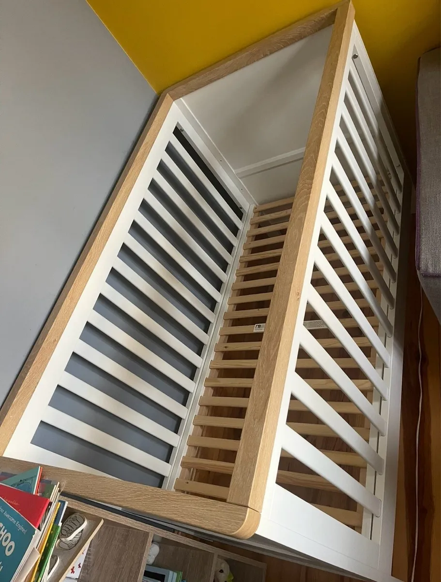 2 Piece Cotbed Range - White/Natural - Image 1