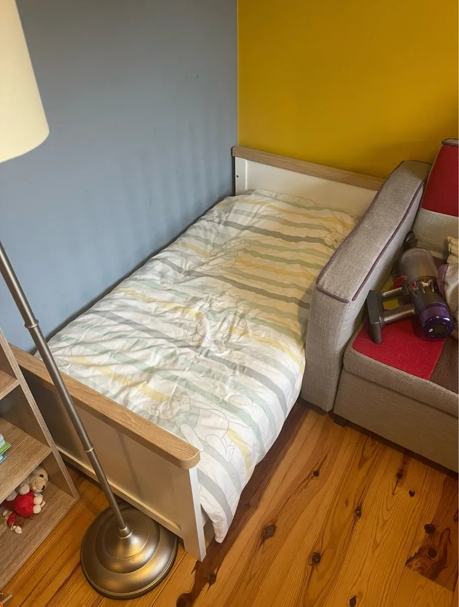 2 Piece Cotbed Range - White/Natural - Image 2