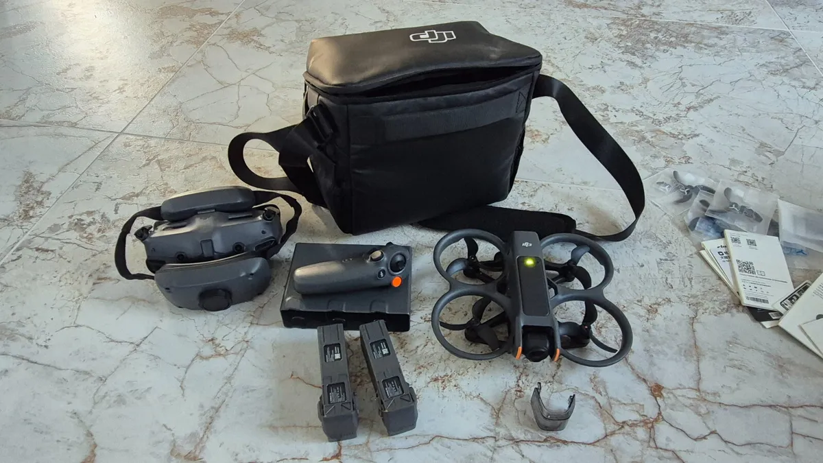 Dji Avata 2 Drone as new 3 batteries - Image 1