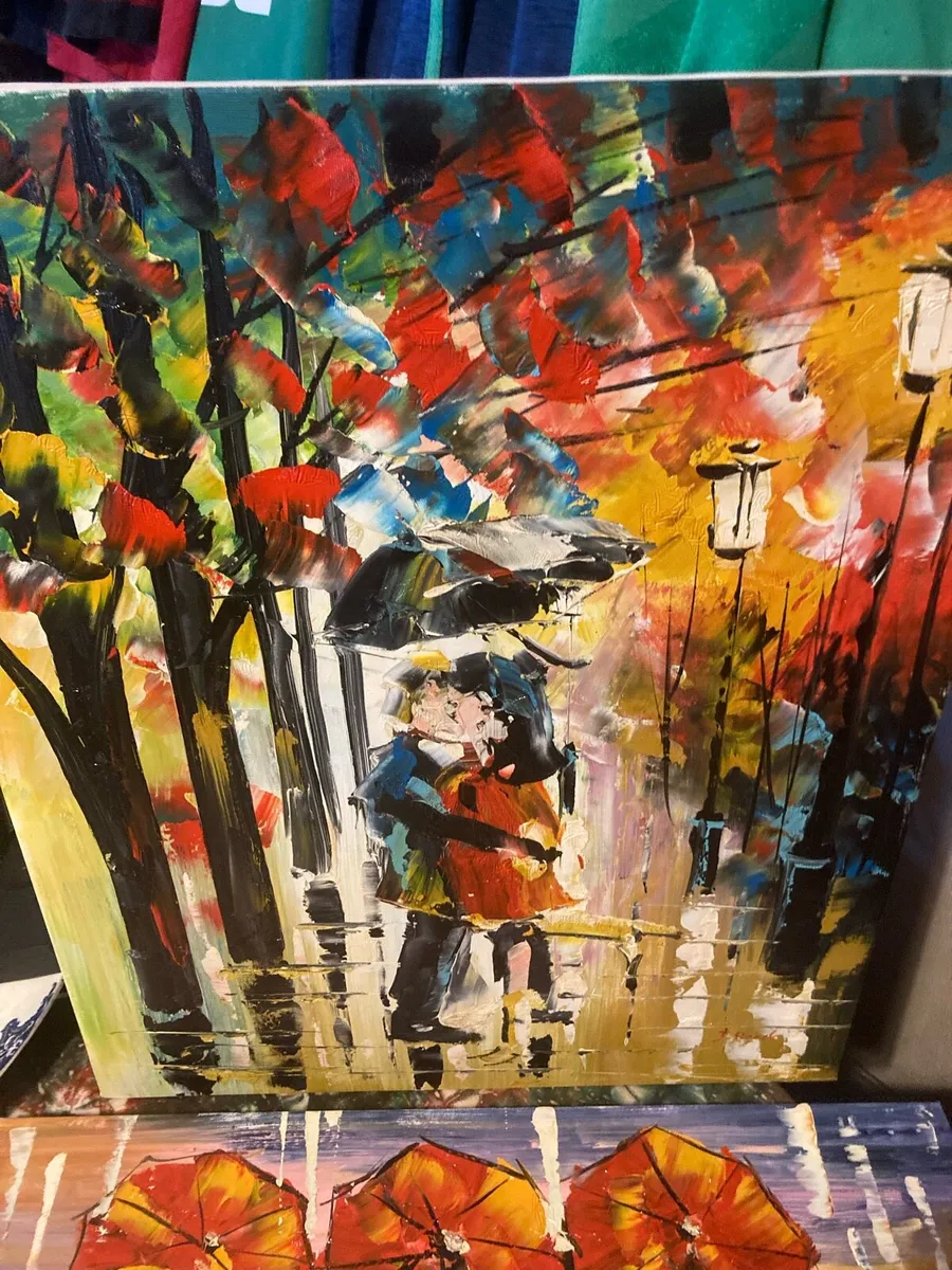 Oil paintings signed free postage - Image 3