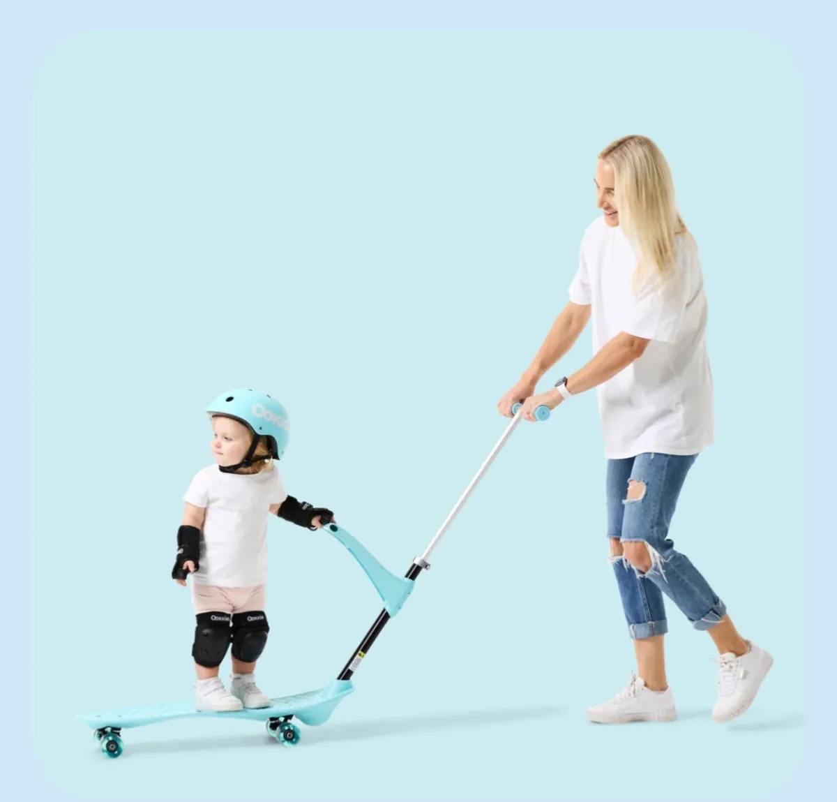 Ookkie The World's First Learner Skateboard - Image 1