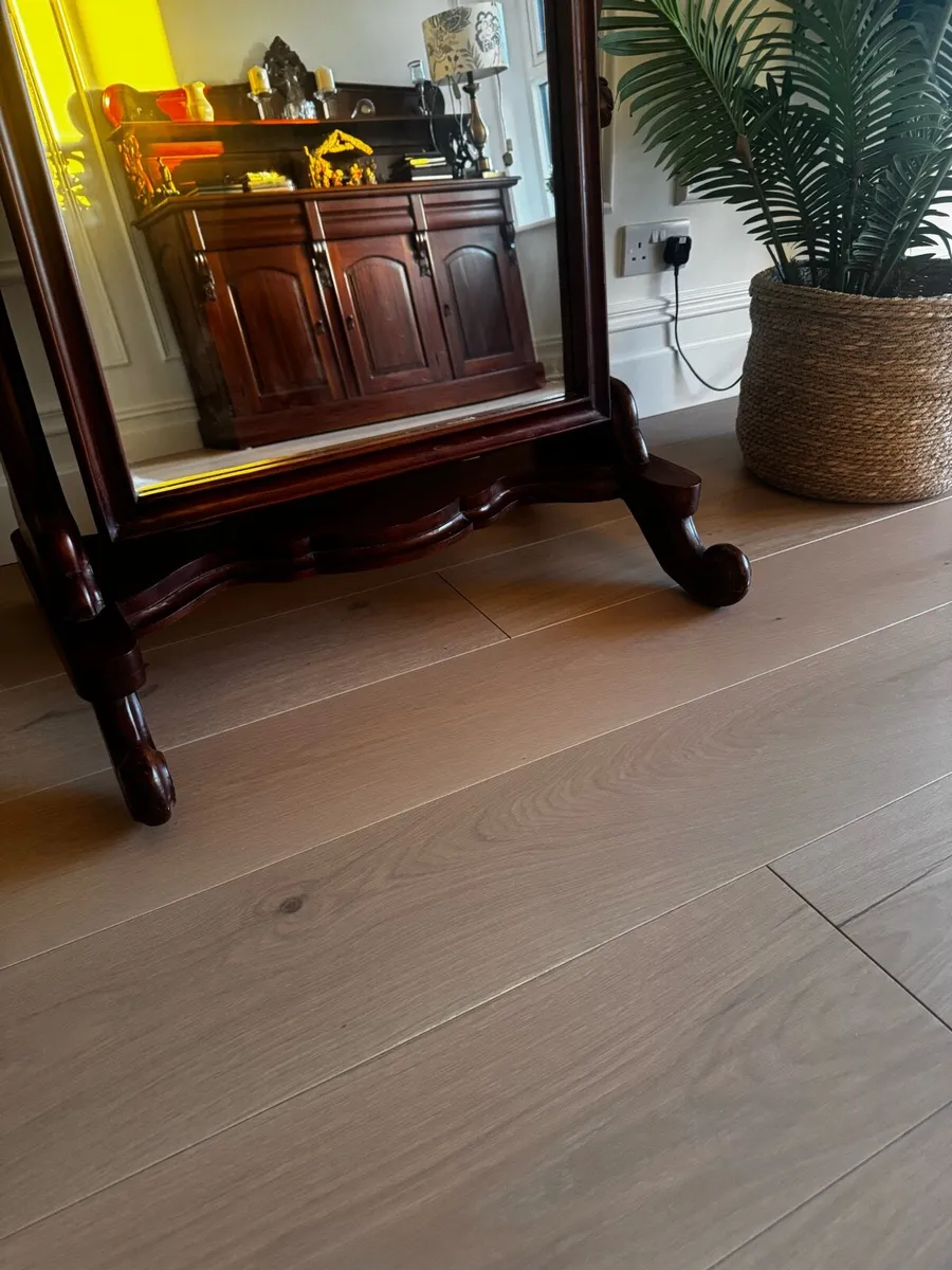 Mahogany cheval mirror - Image 2