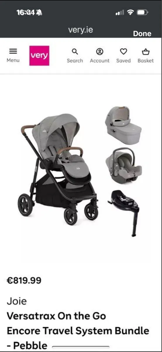 Joie Trax travel system - Image 1