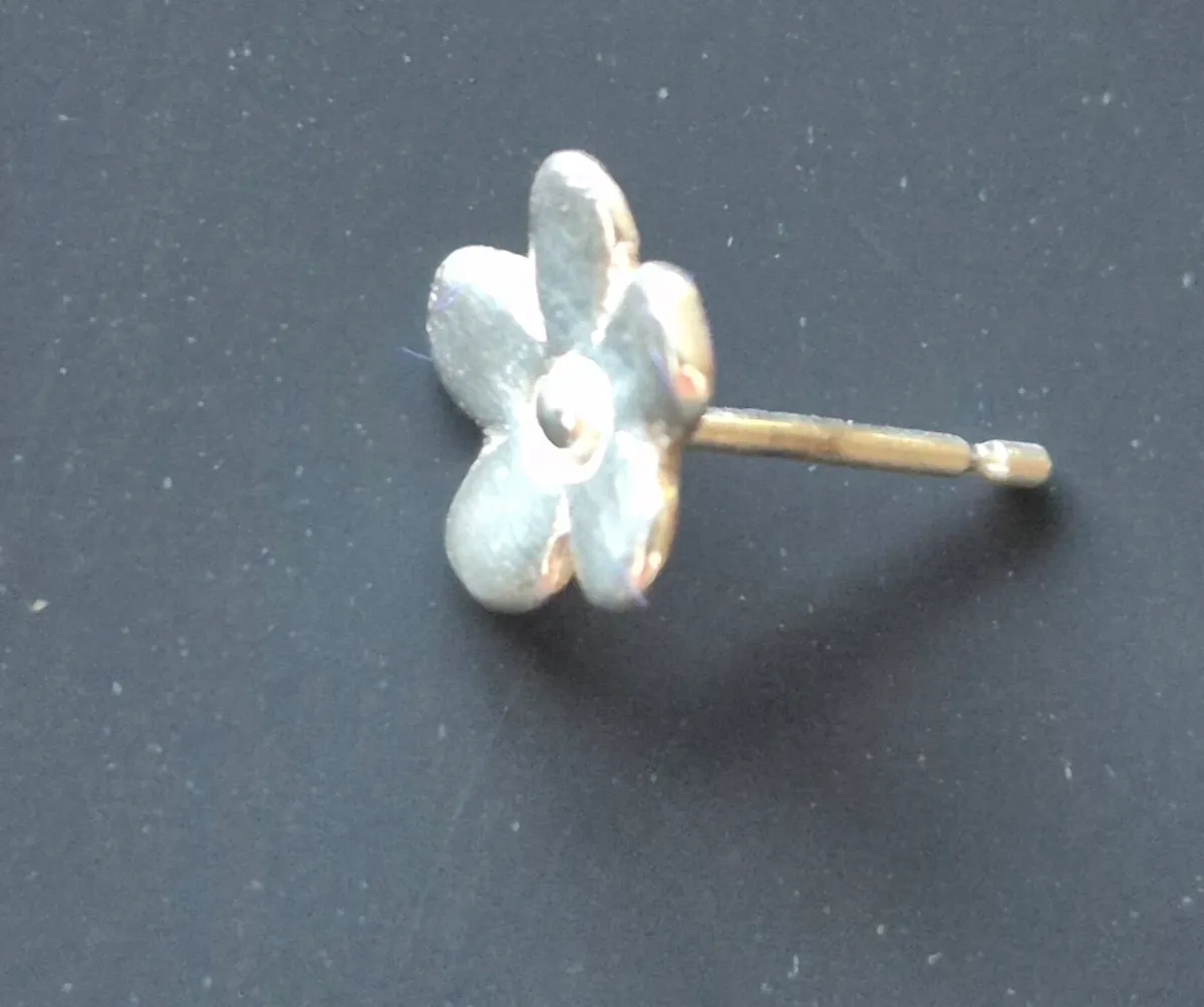 925 Silver "Forget-me-Not" Earrings - Image 3