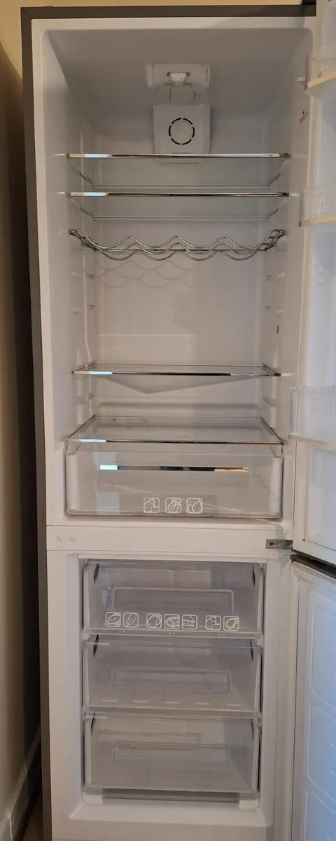 Hoover Fridge Freezer – Stainless Steel - Image 3