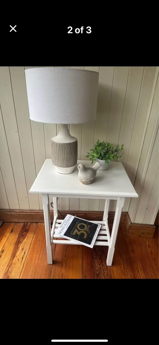 Gorgeous hand painted side table - Image 1