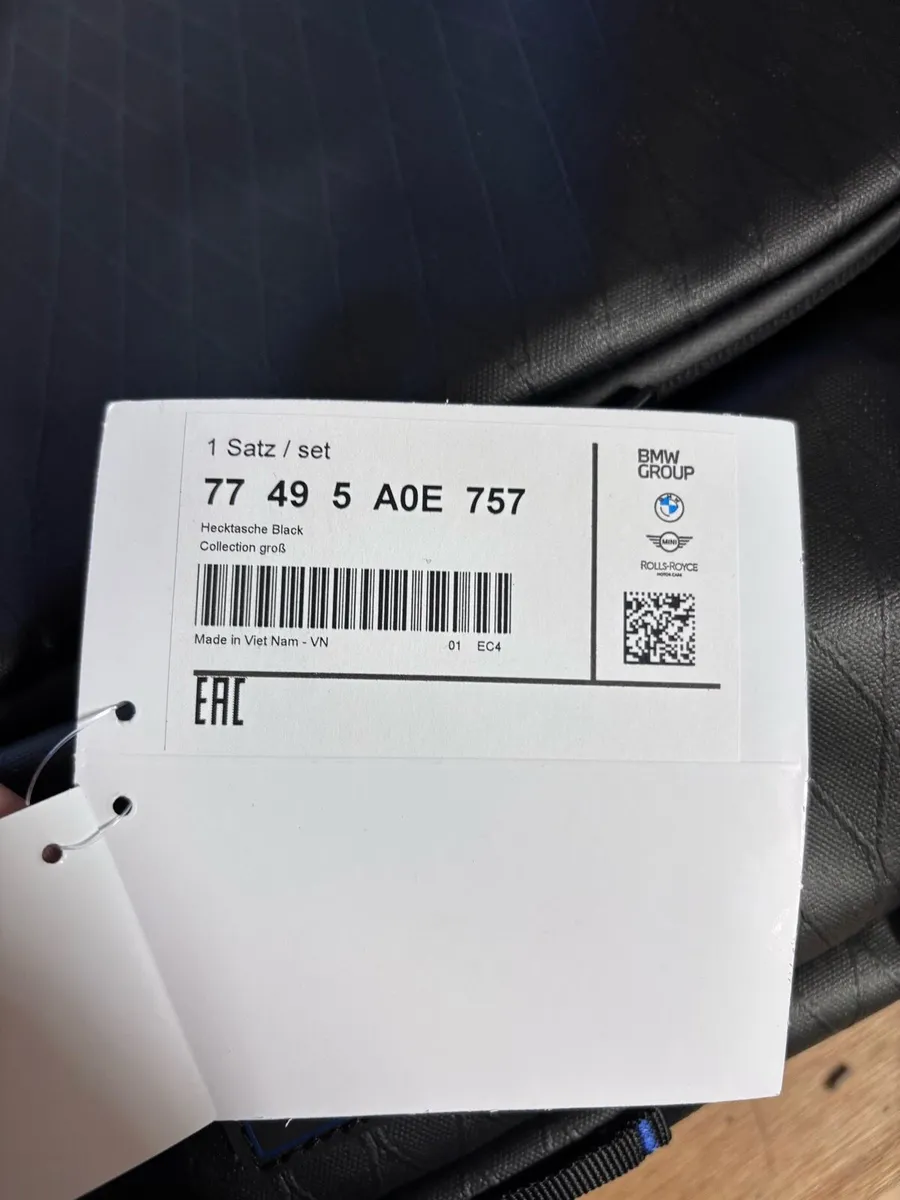 BMW Rear Tail Bag - Black - Image 2