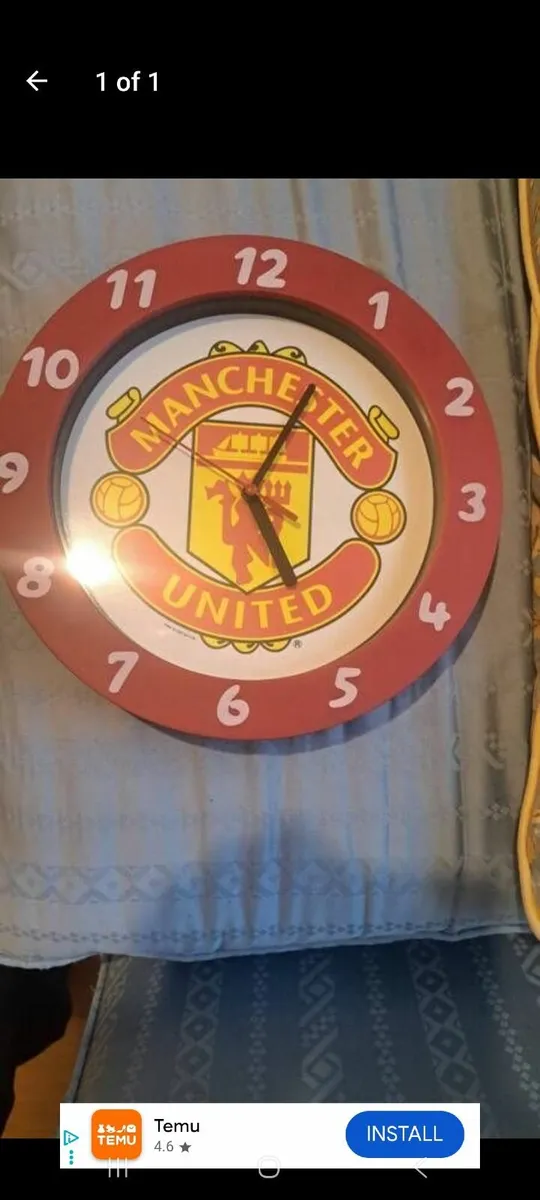 Man united clock