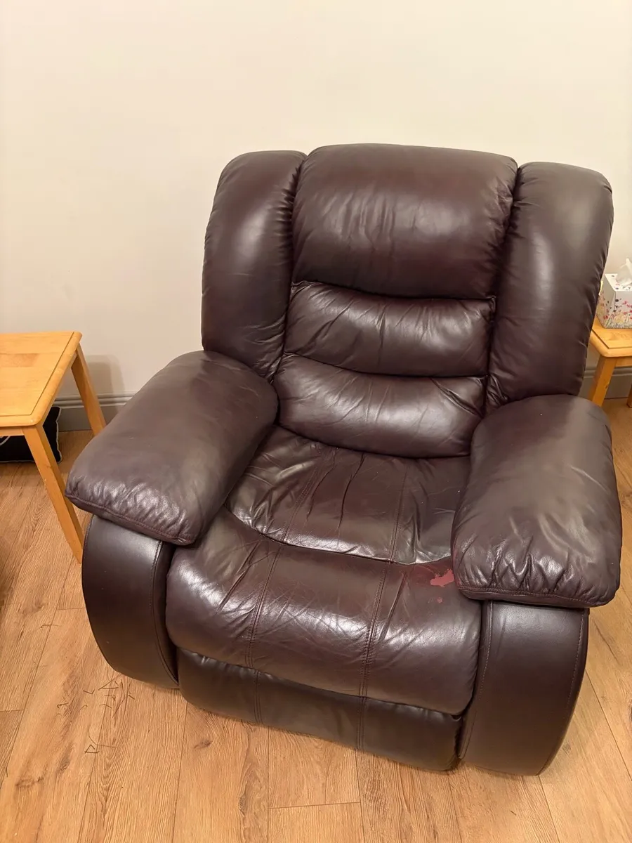 3 piece reclining sofa - Image 4