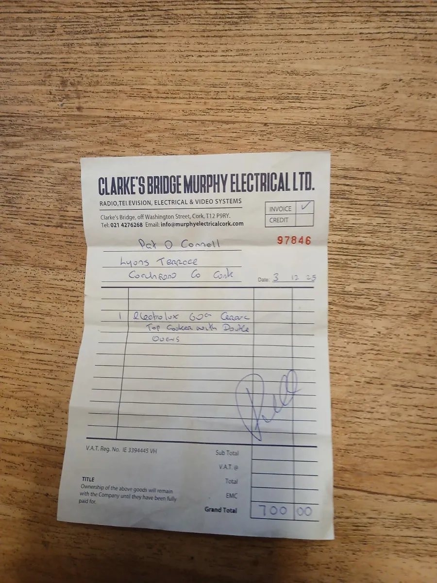 Brand New!!Electric Cooker Double Oven Ceramic Top - Image 2