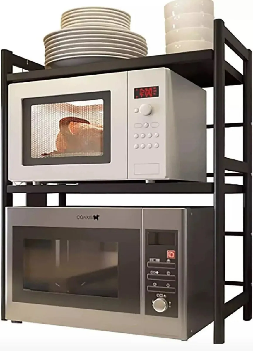 3 Tier Adjustable Microwave Rack Stand Storage NEW - Image 4