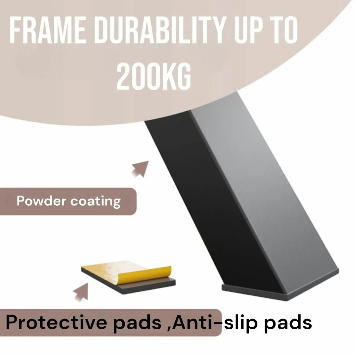 Metal table legs X 86x80cm - Image 4