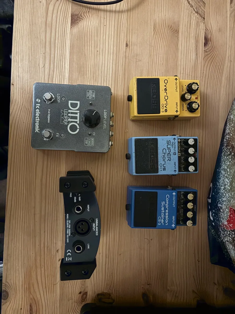 Guitar effects pedals