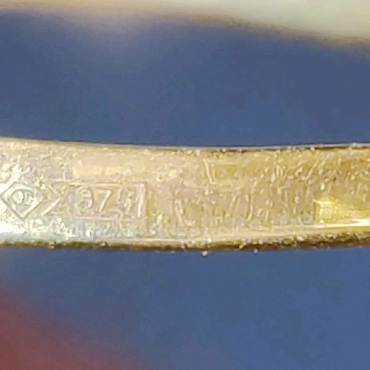 OPAL CELTIC KNOT, 9CT Gold Vintage Unisex Ring ! - Image 2