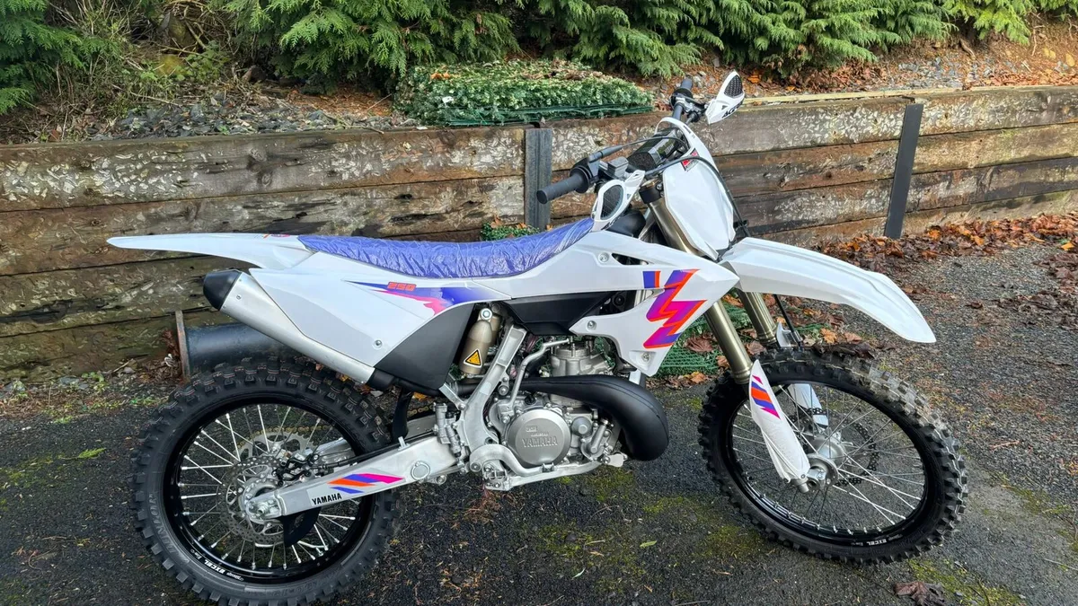 2024 YAMAHA YZ 250 2 STROKE 50TH ANNIVERSARY £7000 - Image 1