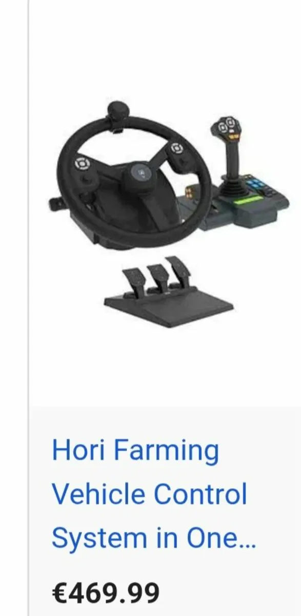 Hori steering wheel set - Image 1