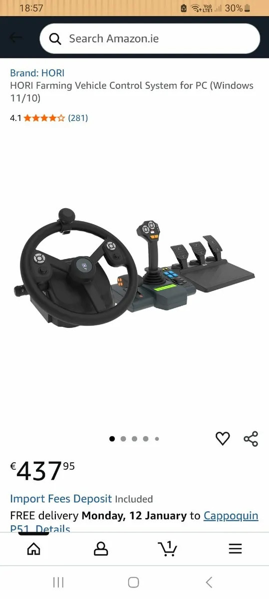 Hori steering wheel set - Image 2